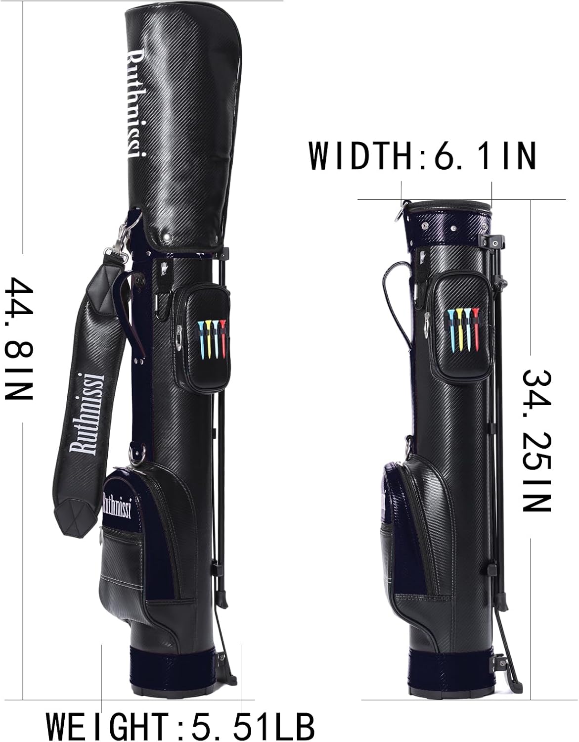 Detalle 1 de RUTHNISSI Golf Stand Bag in PU