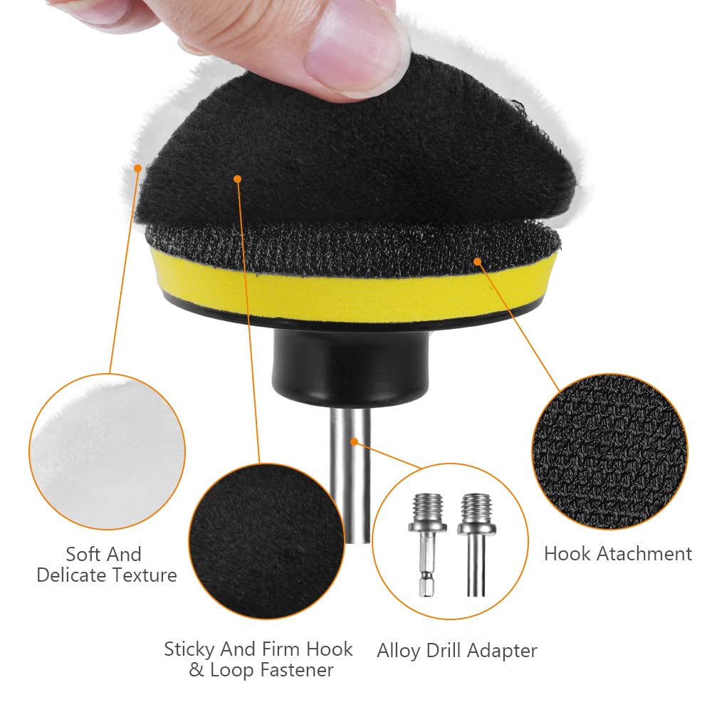 Thumbnail 2 de URAQT Car Polishing Pads 80mm 8 pack