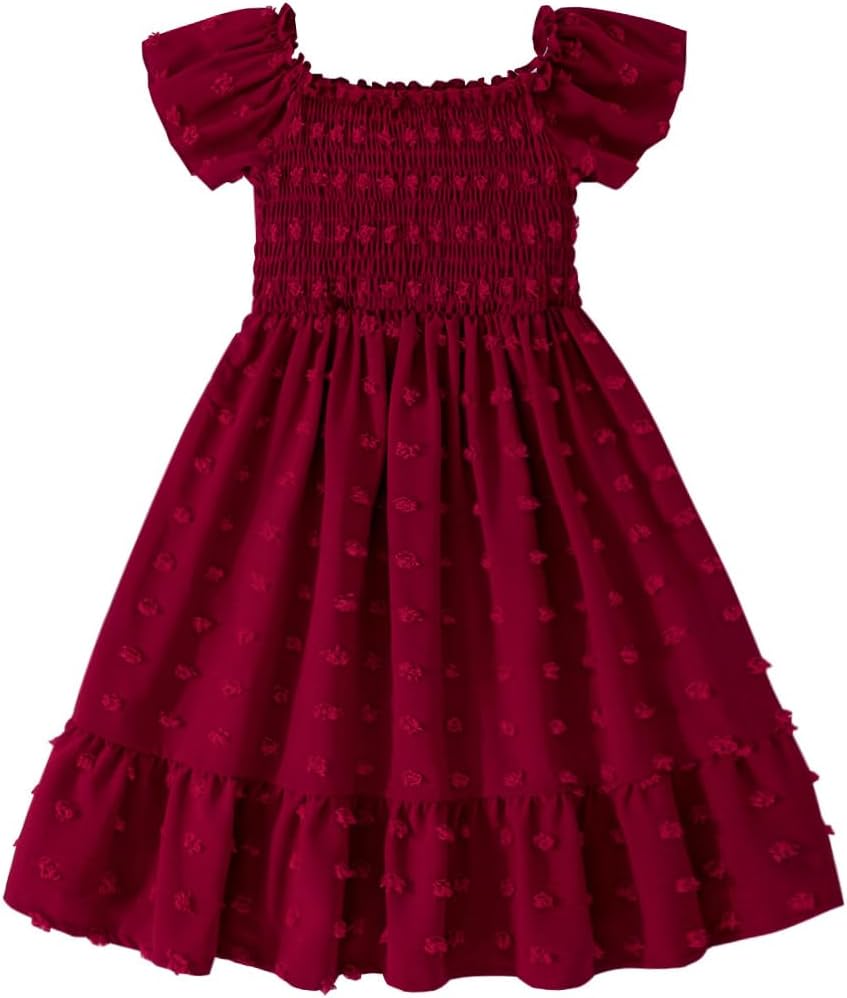 Detalle de LYSMuch Girls' Polka Dot Dress, 6–14Y