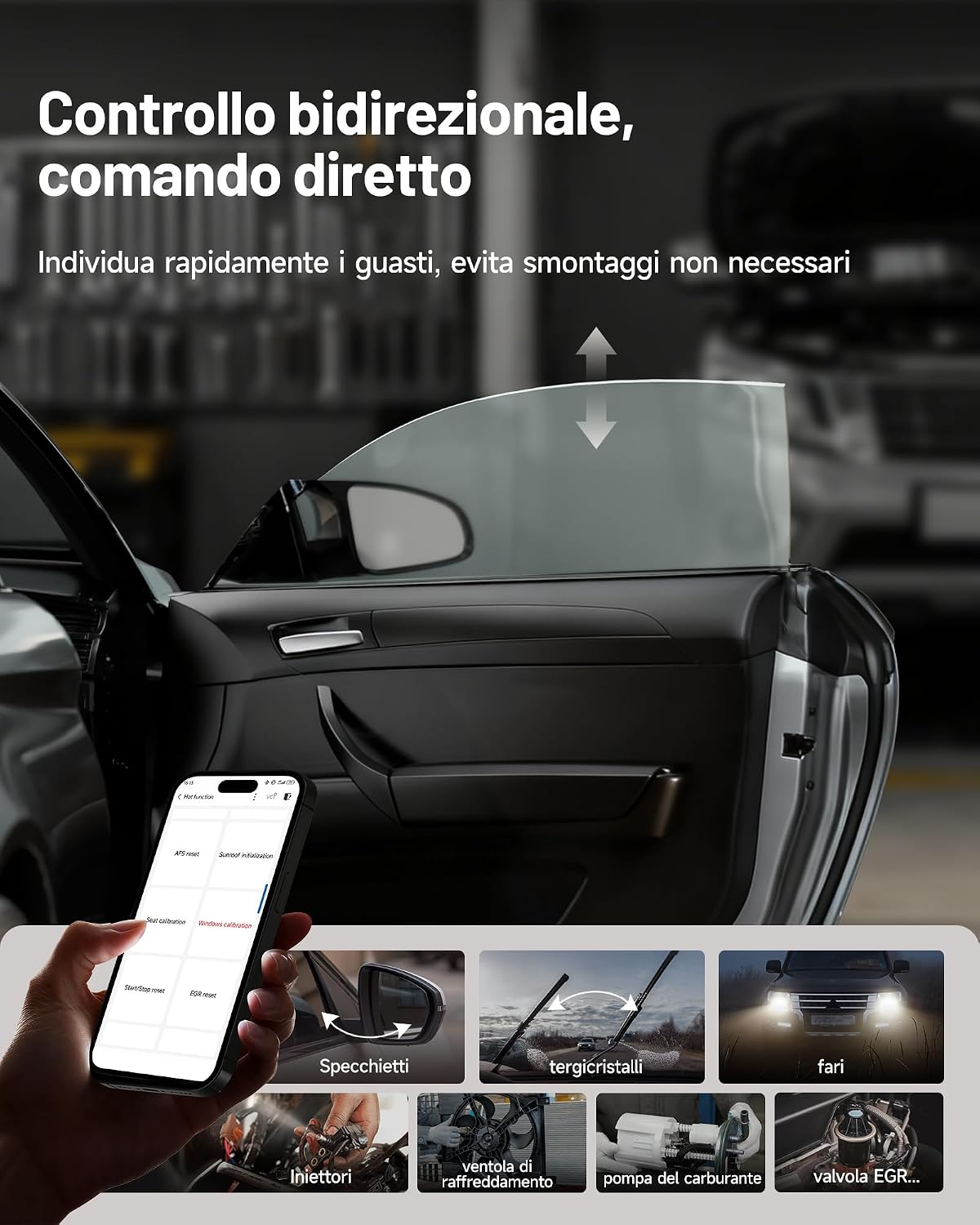 Detalle 2 de TOPDON TopScan Master Diagnosi Auto OBD2 Bluetooth con CAN FD/DoIP e accesso SGW per iOS e Android