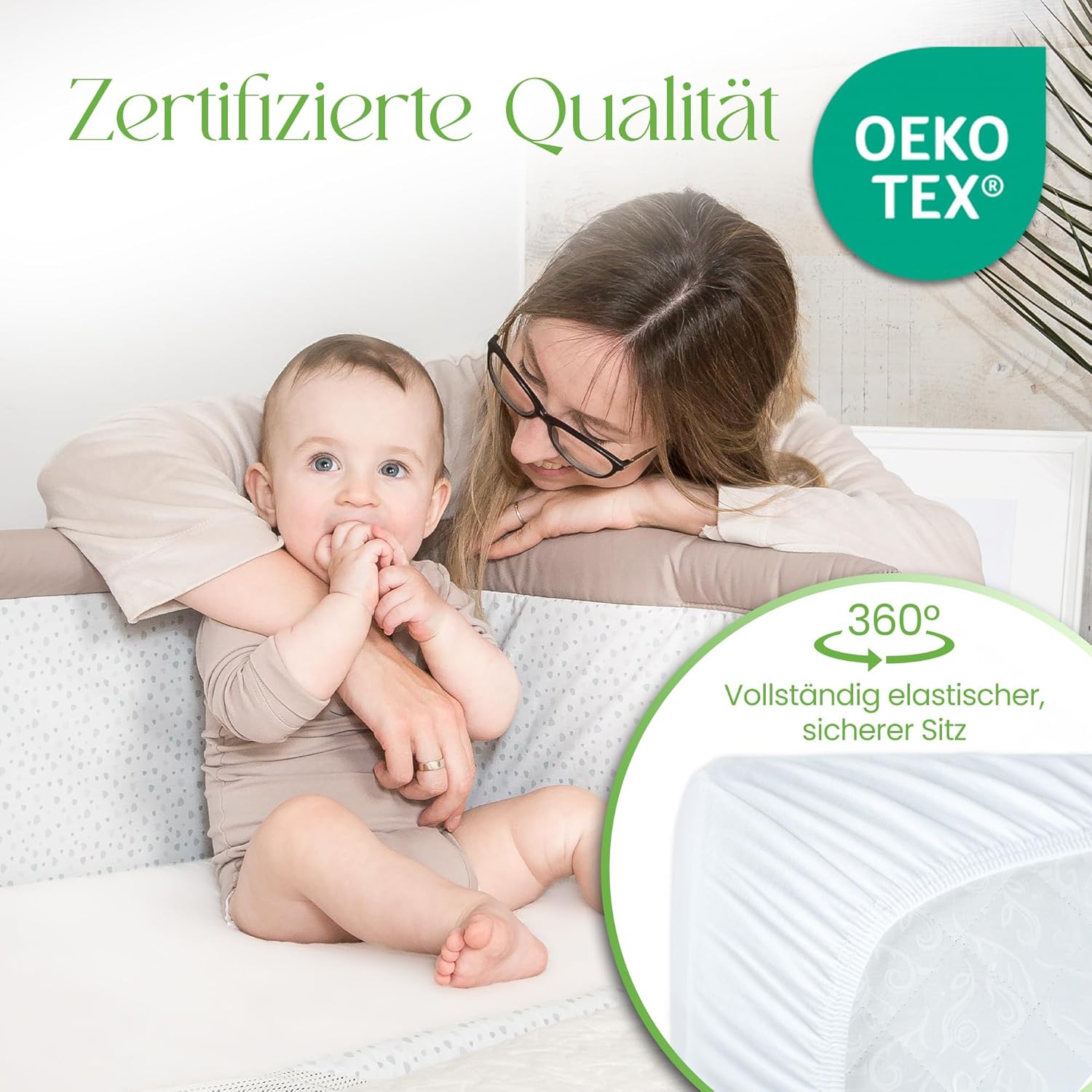 Thumbnail 4 de Matratzenschoner 40x90 cm von Comfier Sleep – wasserdichte, waschbare Matratzenauflage für Babys