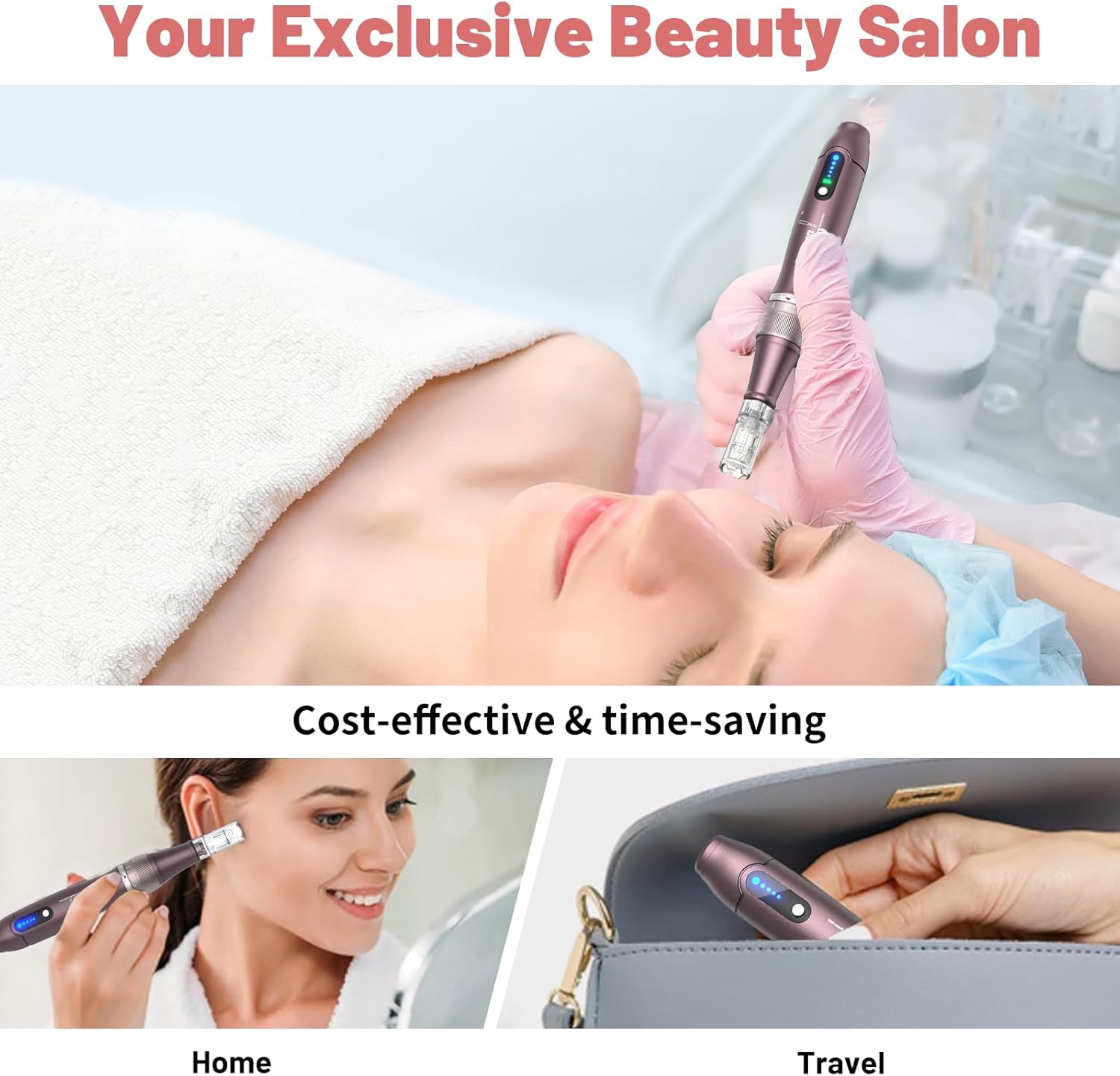 Thumbnail 5 de Buyounger A10 Dermapen Microneedling professionale wireless con 25 cartucce, 5 livelli e display LED