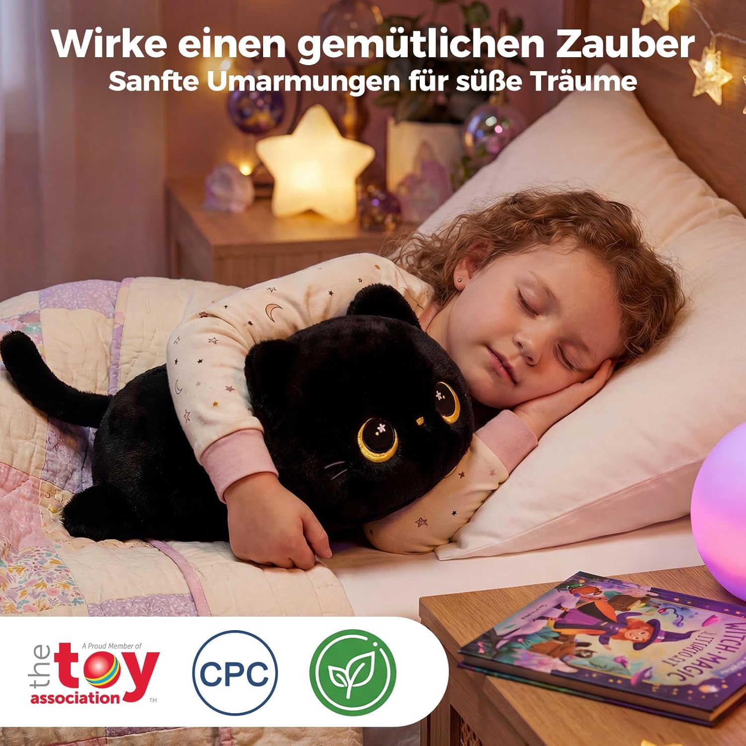 Thumbnail 5 de Mewaii Süße Katze Plüschkissen 33 cm 🐱