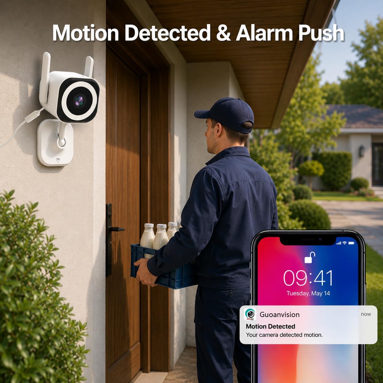 Detalle 2 de 3MP Outdoor Security Camera 2-pack, 5G WiFi