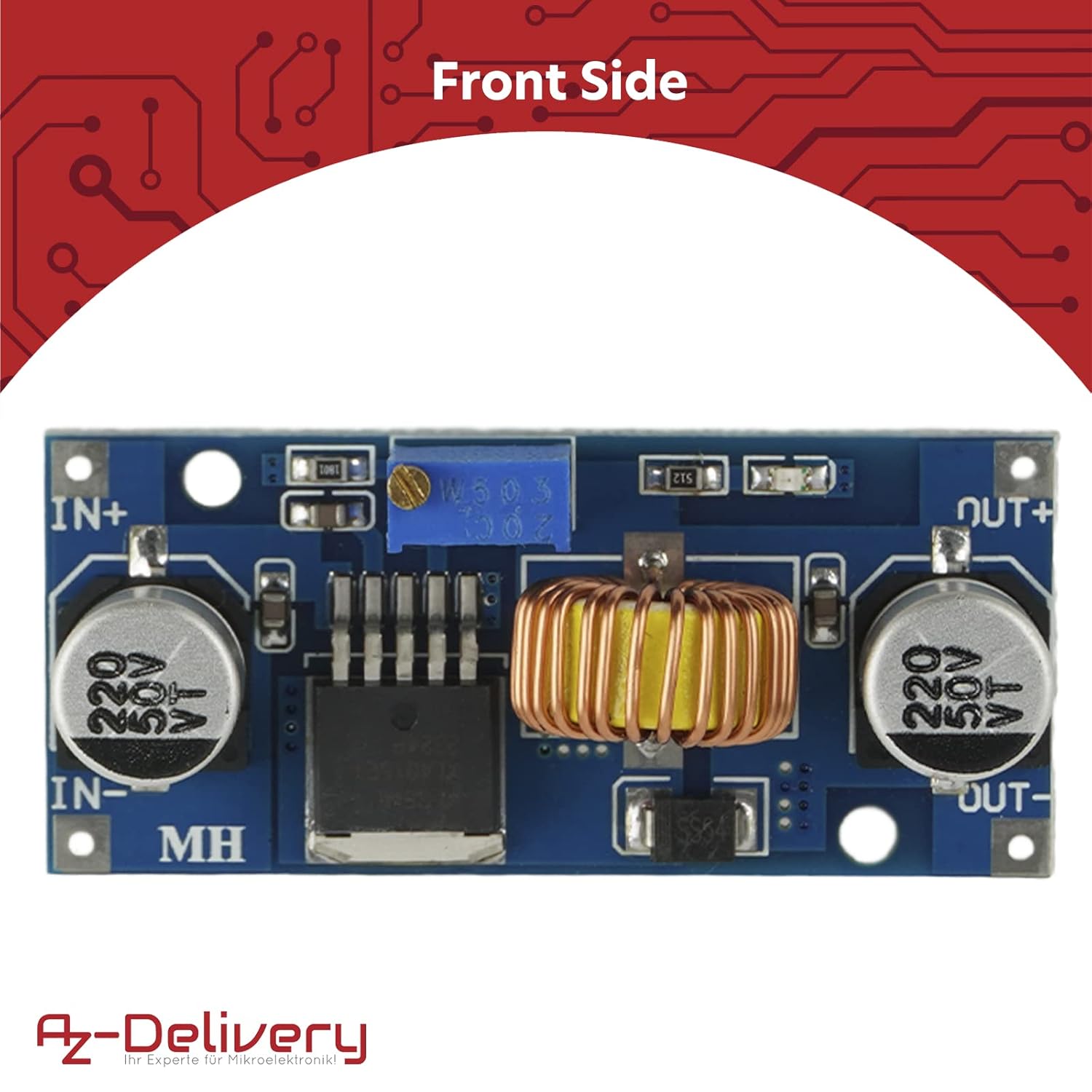 Thumbnail 1 de AZDelivery kit 5 moduli DC-DC XL4015 Step Down 8-36V a 1,25-32V fino a 5A con e-Book