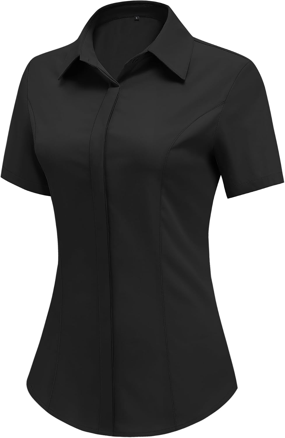 Detalle de HOTOUCH Women's Button-Down Blouse, Slim Fit