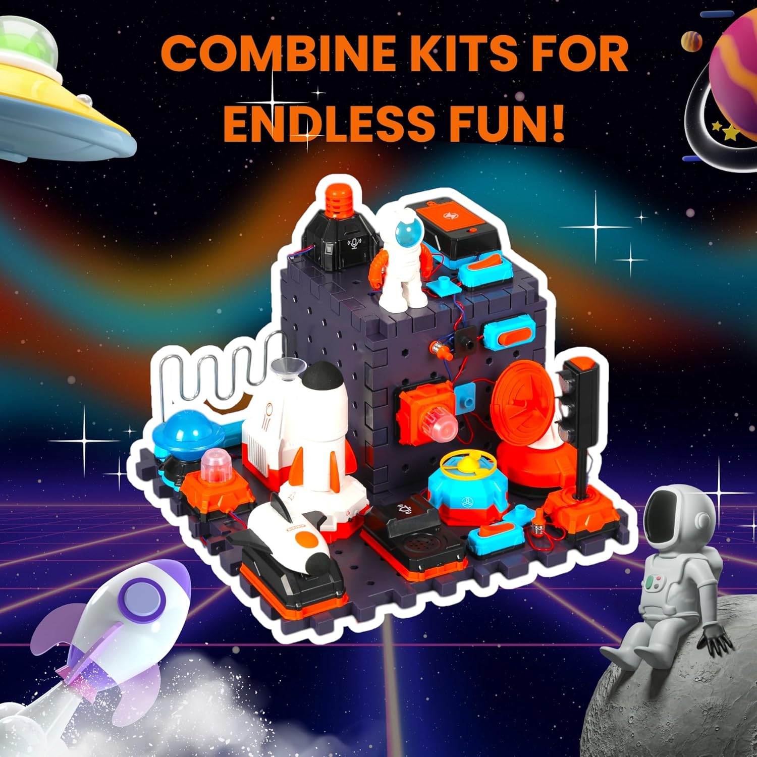 Thumbnail 6 de Bright Panda Explorer Advanced Set electric circuit kit for children (100+ science experiments)