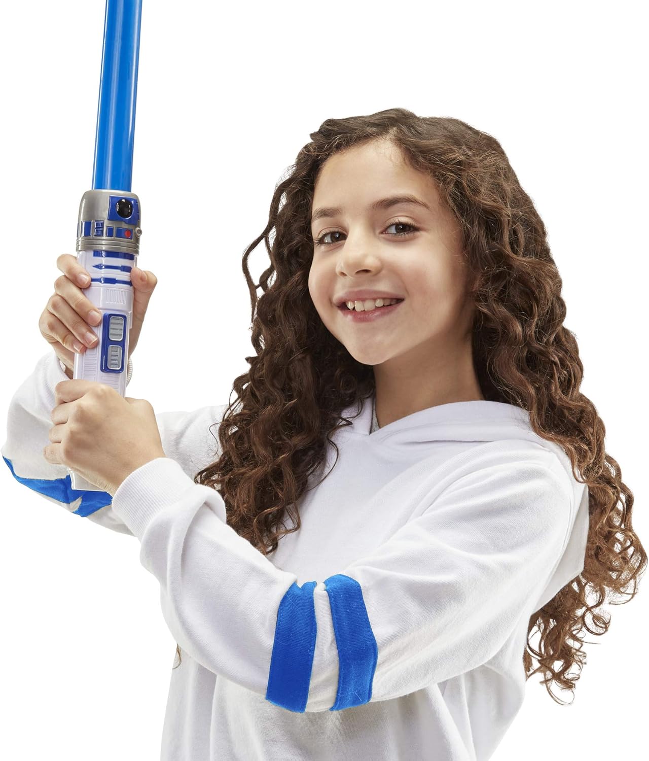 Thumbnail 3 de Star Wars Lightsaber Squad R2-D2 Extendable Blue Lightsaber – A Fun, Safe Roleplay Toy for 4+