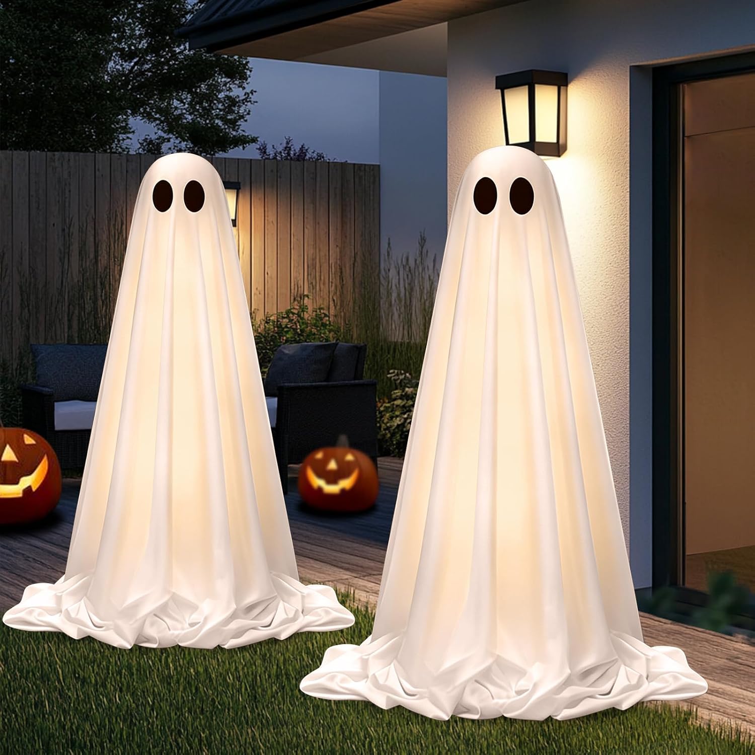 Thumbnail 6 de Light-Up Halloween Ghost Decorations, 2-Pack