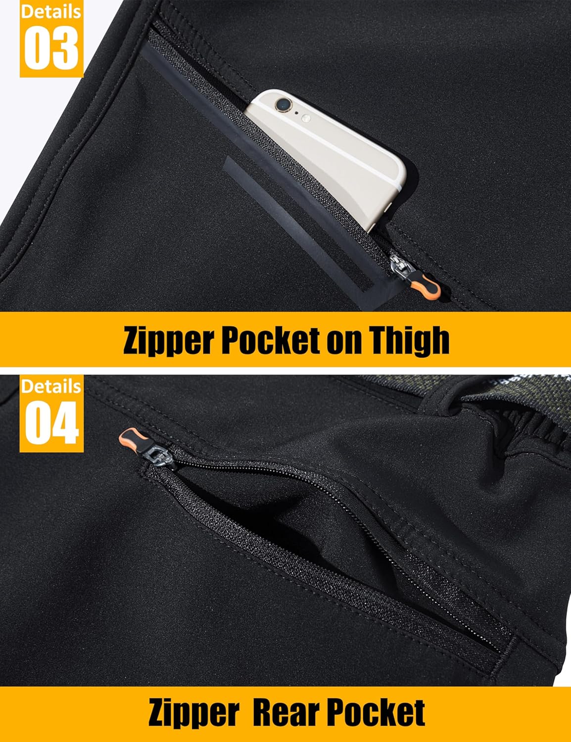 Thumbnail 6 de MAGCOMSEN Men's Winter Pants Fleece Lined