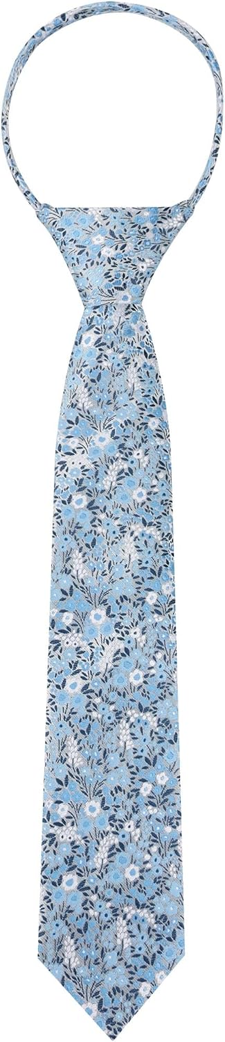 Detalle de Alizeal boys floral pre tied tie 7cm