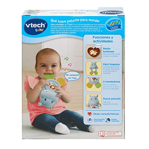 Thumbnail 6 de VTech HIPO Hipopótamo Musical y Sonajero Azul 🦛