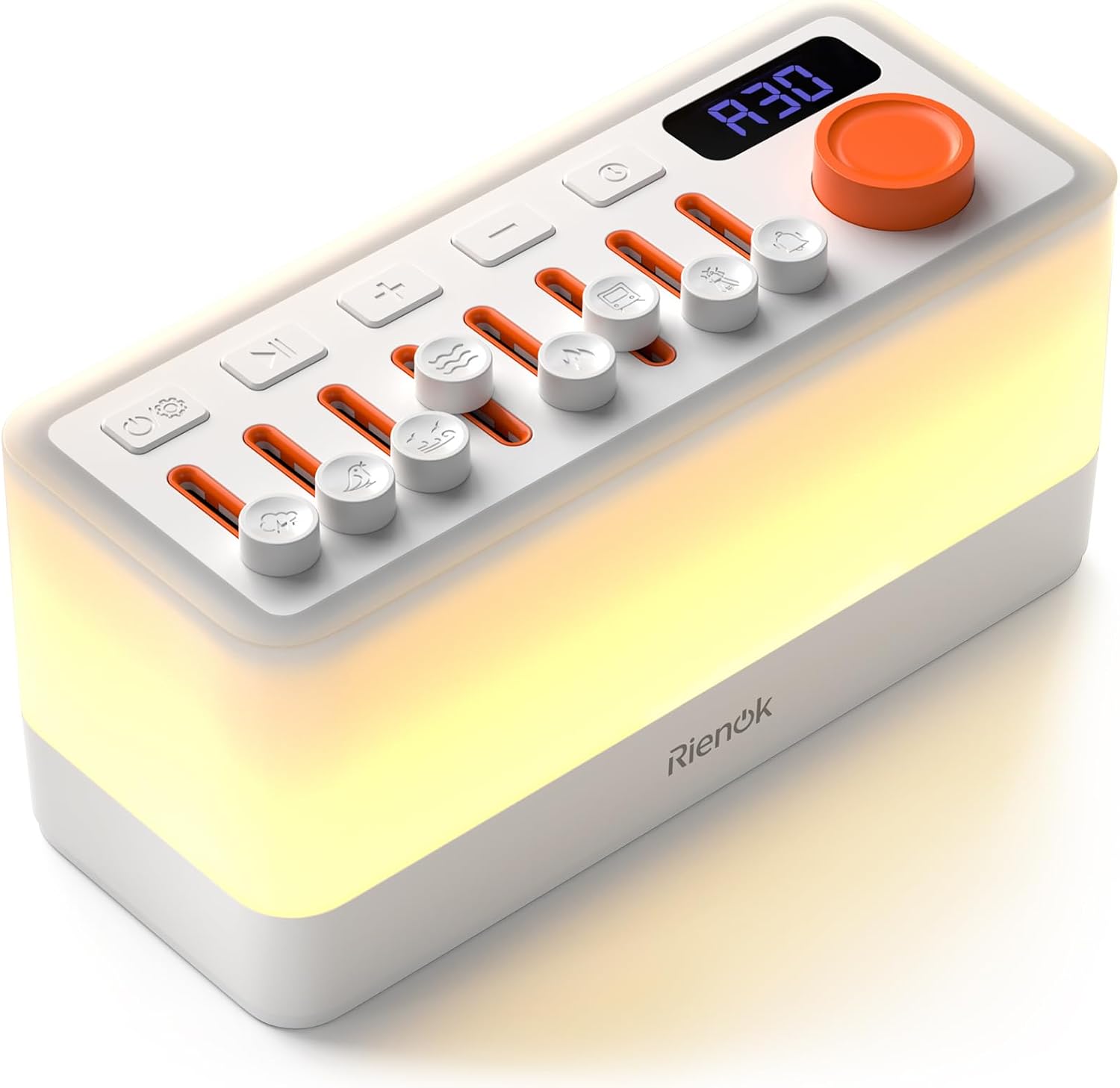 Detalle de RIENOK S10 bedside lamp with Bluetooth speaker