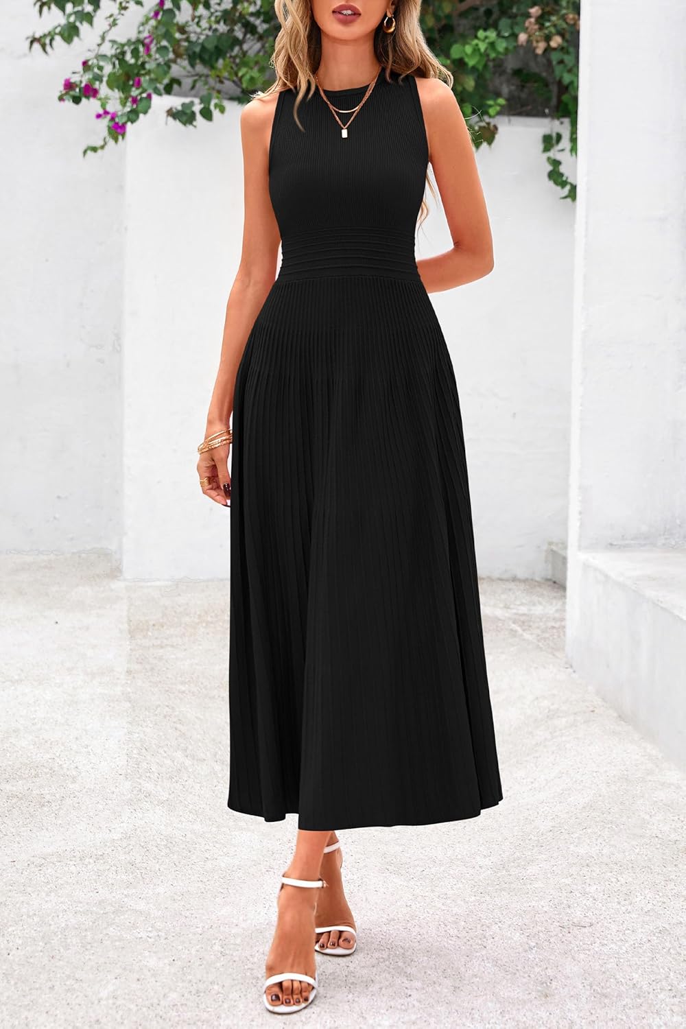 Thumbnail 2 de PRETTYGARDEN Spring Casual Midi Dress S