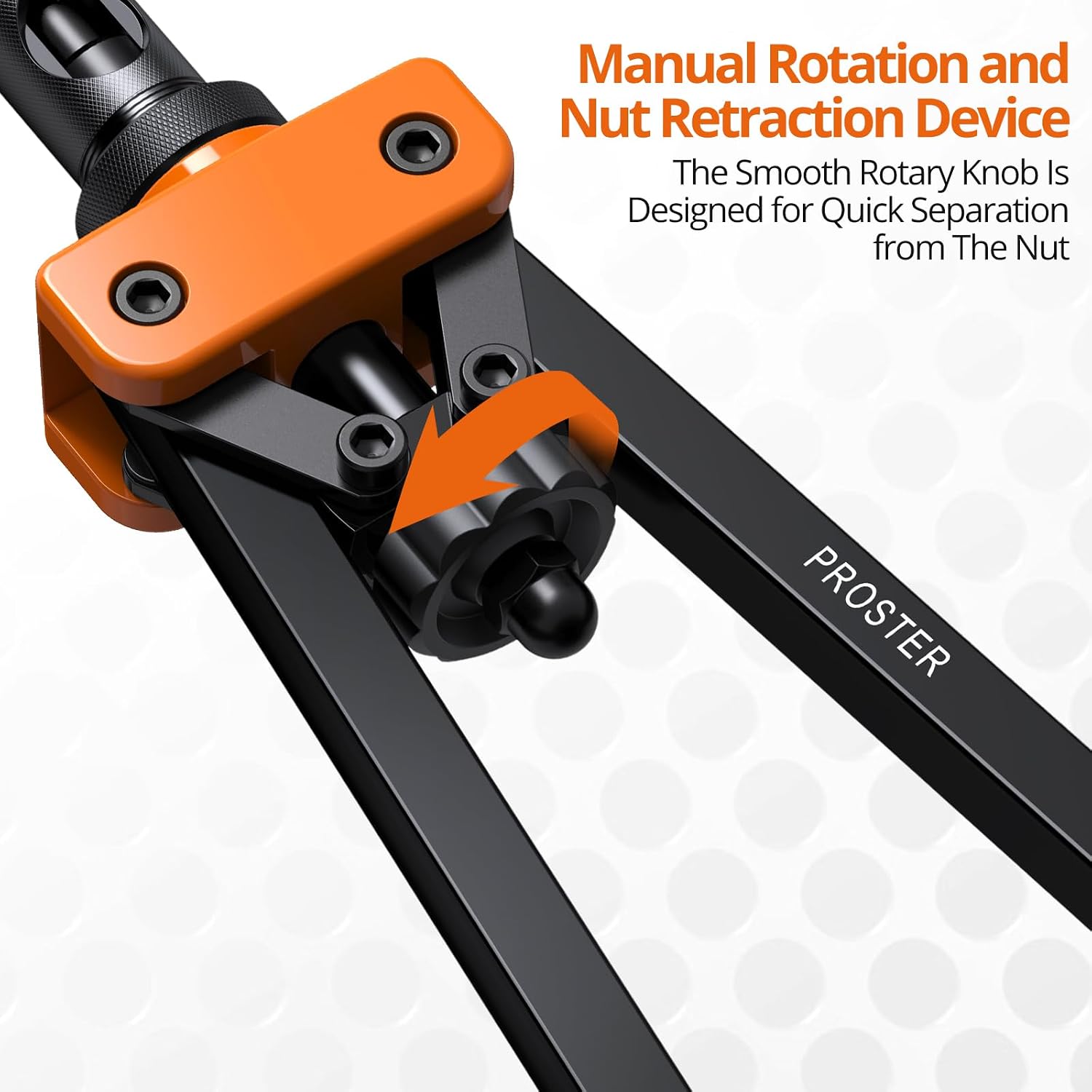 Detalle de Proster 14" Rivet Nut Tool Kit with 6 Metric Mandrels and 150 Rivet Nuts