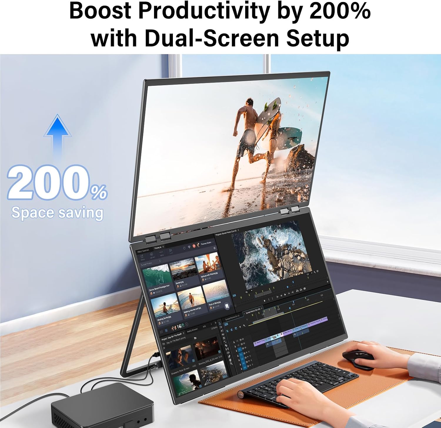 Thumbnail 6 de InnoView 23.8-Inch FHD Dual Portable Monitor
