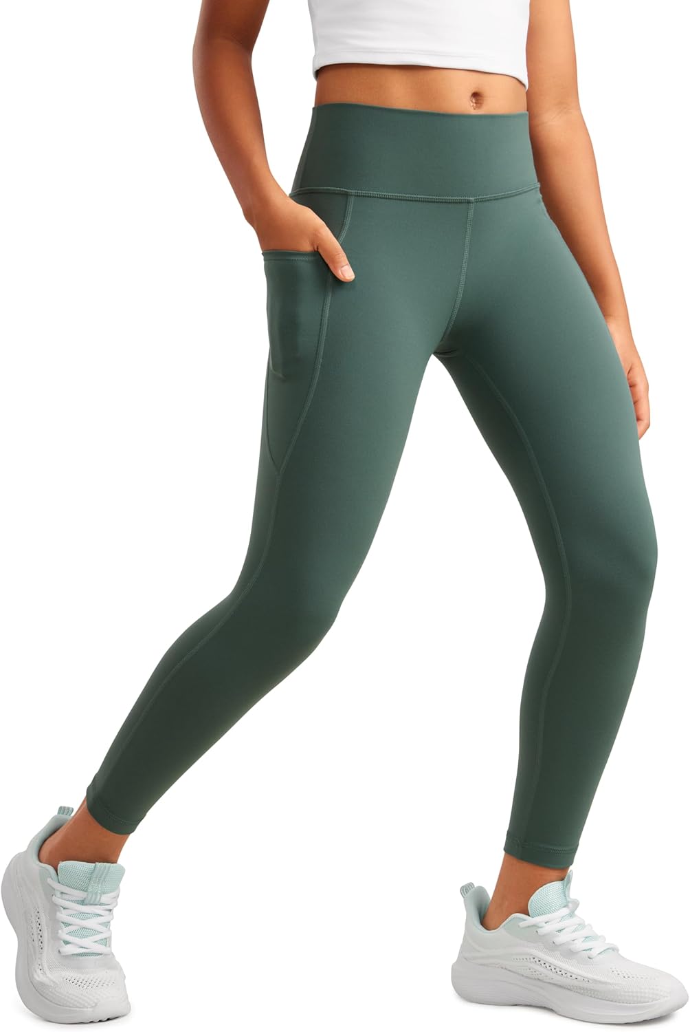 Thumbnail 6 de CRZ YOGA Ragazze Butterluxe leggings con tasche laterali, vita alta