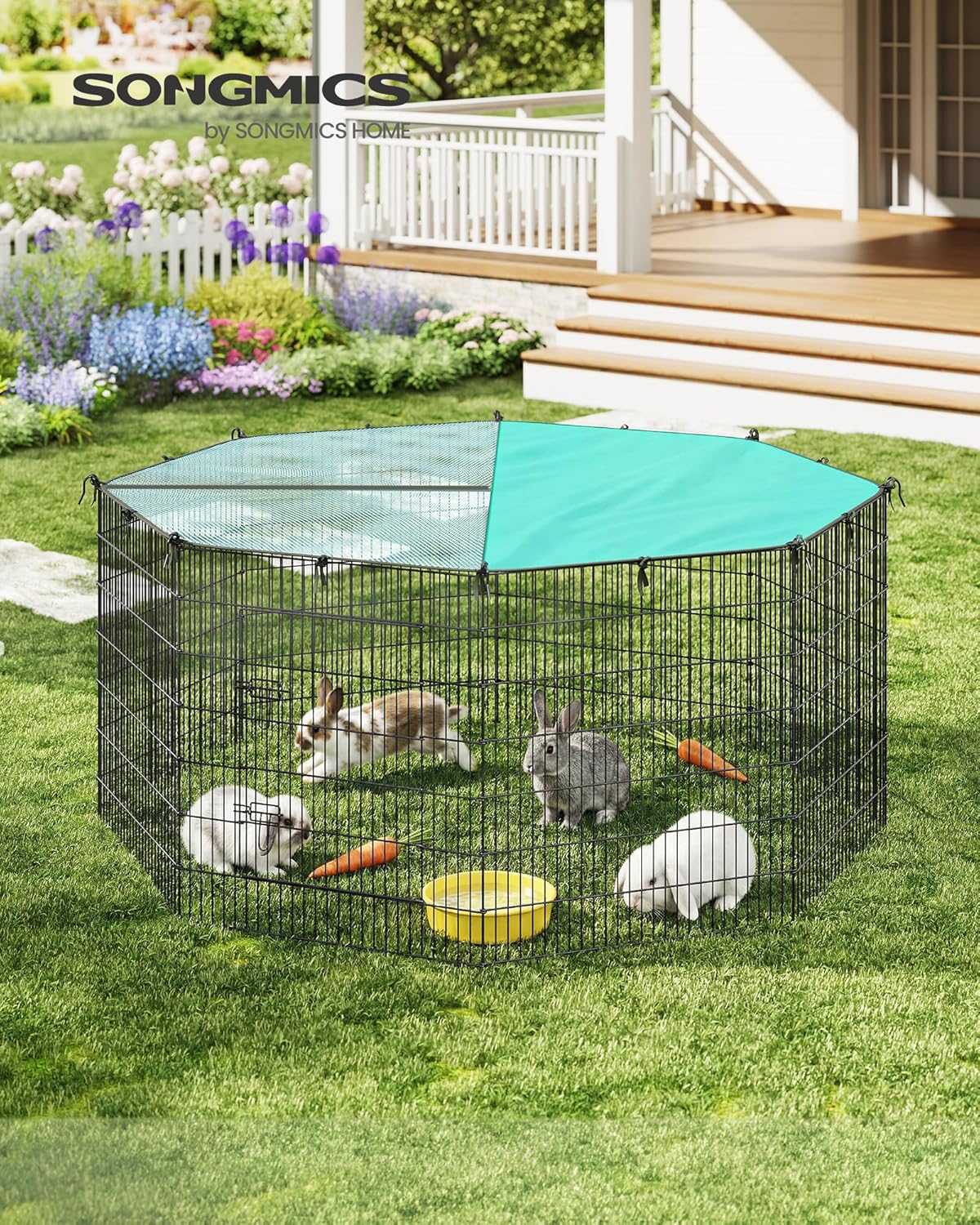 Thumbnail 1 de SONGMICS Enclos pour Petits Animaux 175 x 175 cm