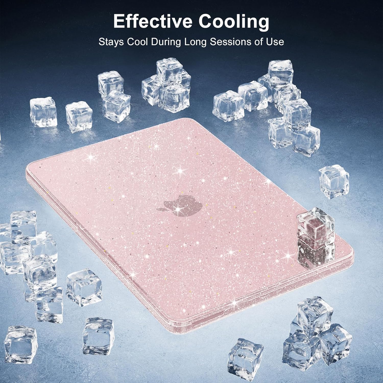 Thumbnail 1 de MOSISO Custodia Glitter per MacBook Neo 13" (A3404, 2026) con Chip A18 Pro – Rosa Pastello