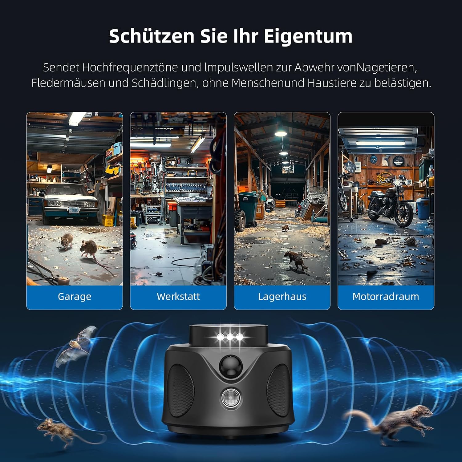 Thumbnail 4 de CritterAway Marderschreck mit Stecker 360° Ultraschall