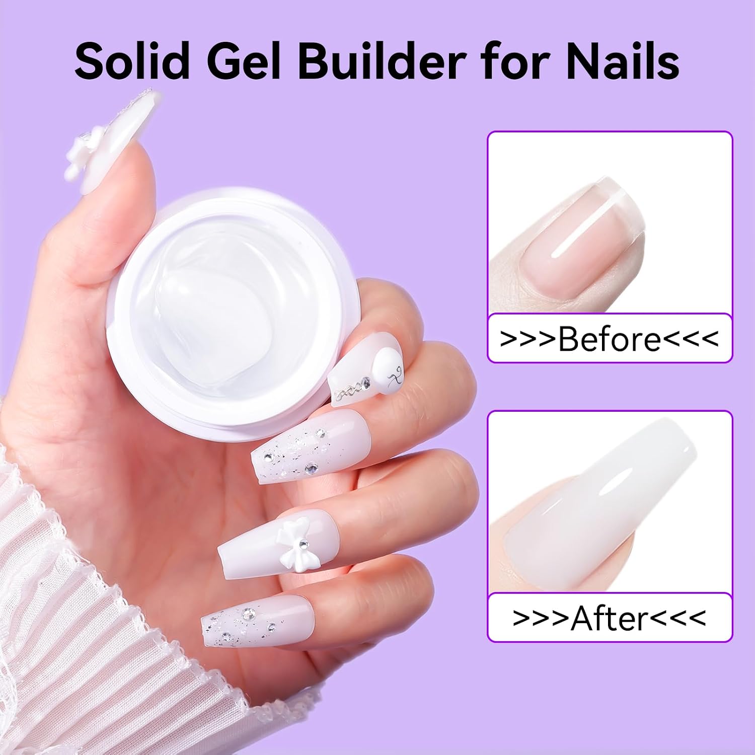 Detalle 2 de Makartt 3D Nail Gel White
