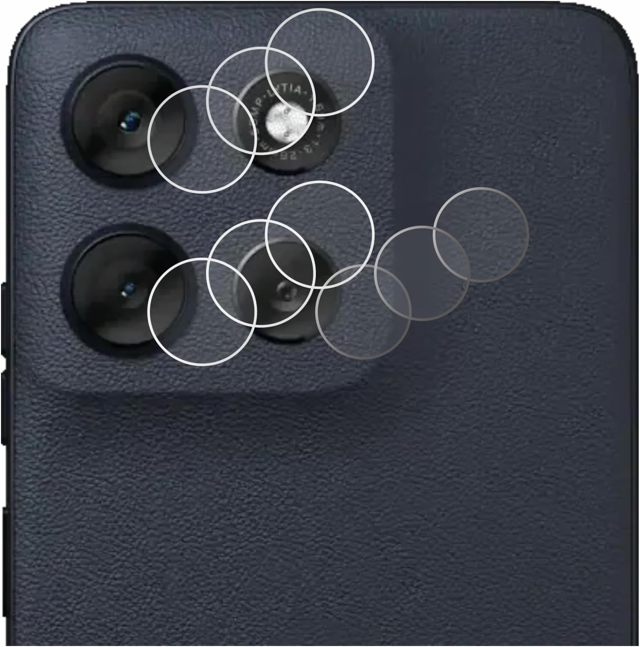 Detalle de Savvies Pellicola Protettiva per Motorola Moto G56 (Solo Fotocamera) – 6 Pezzi