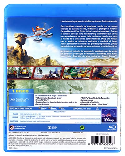 Thumbnail 1 de Aviones: Equipo de rescate [Blu-ray] — Walt Disney