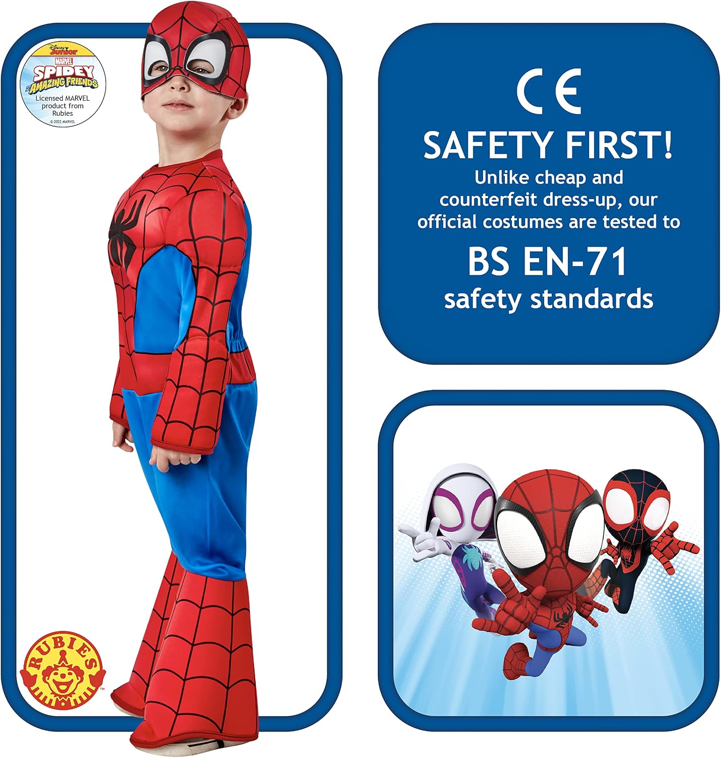 Thumbnail 2 de Rubies Spider-Man Deluxe Toddler Costume