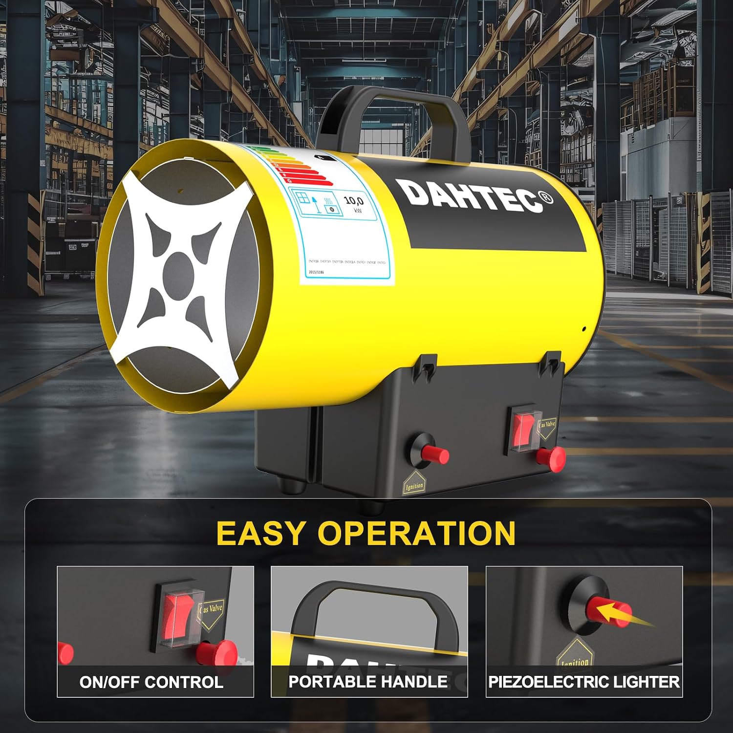 Thumbnail 2 de DAHTEC 10 kW Industrial Gas Space Heater