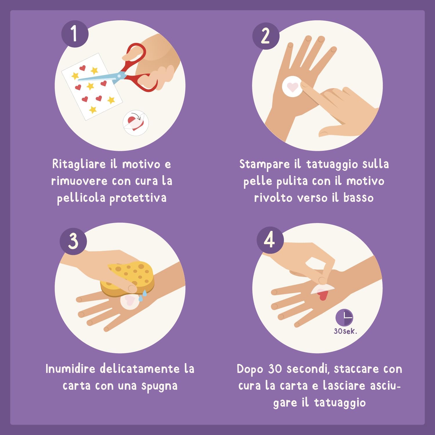 Thumbnail 3 de Famifidus 120 Tatuaggi per bambini 🎨