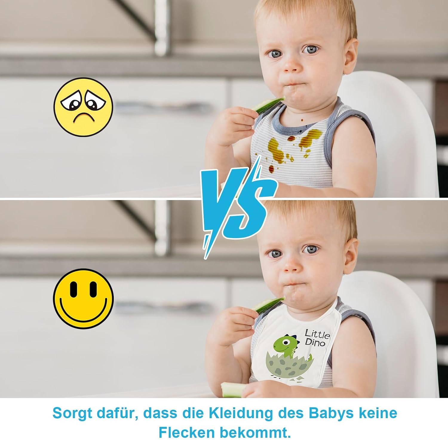 Thumbnail 5 de Faburo Baby Lätzchen zum Bemalen 12 Stück