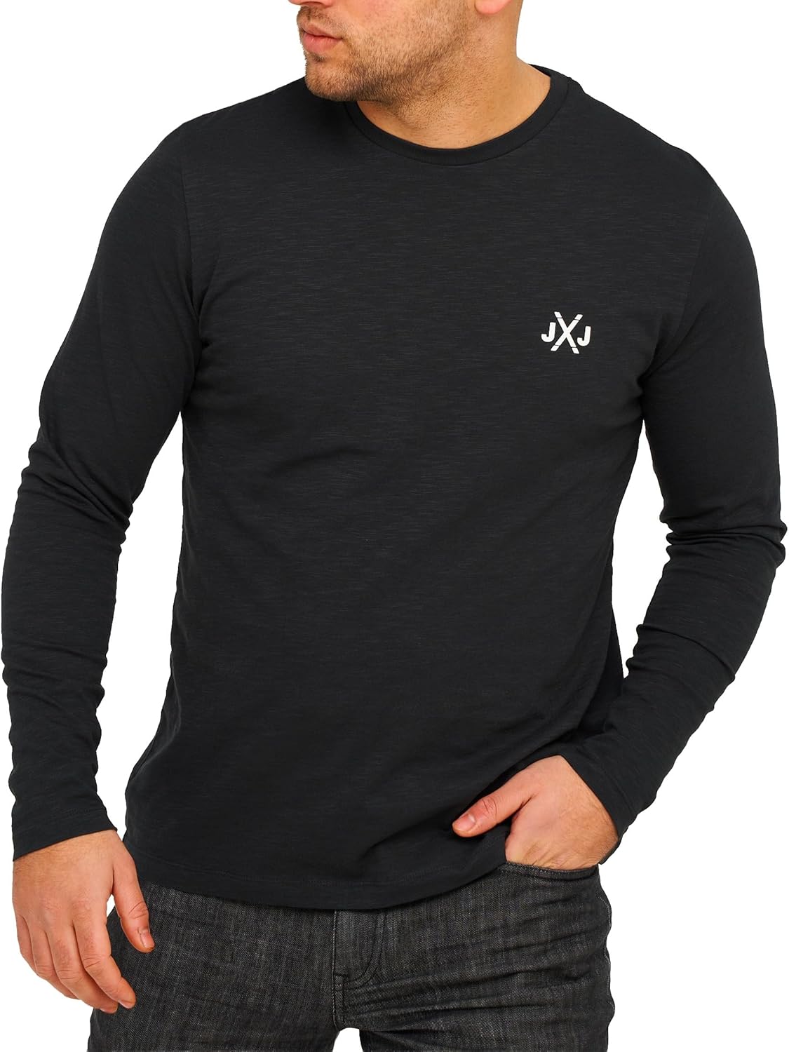 Thumbnail 1 de Jack & Jones Infinity Herren Langarmshirt Rise Infinity O-Neck T-Shirt