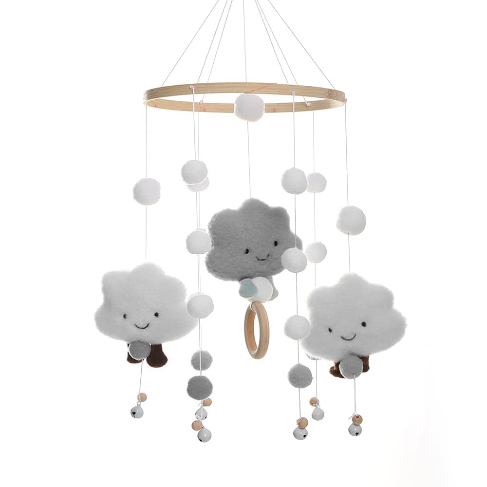 TVAIVTN Baby Mobile 3D Wolken