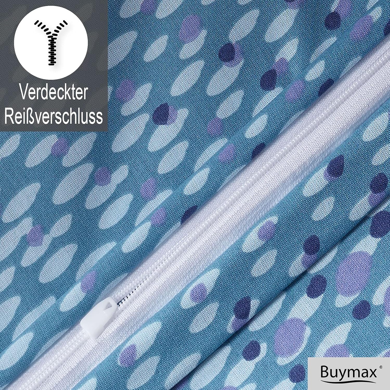 Thumbnail 3 de Buymax Bettwäsche 135x200 Renforce 100% Baumwolle