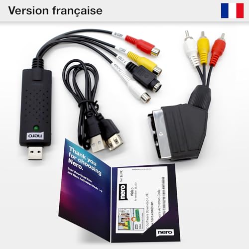 Detalle de Nero Sauvegarder vos cassettes vidéo – Numériser VHS, S-VHS et Hi8 sans connaissances techniques