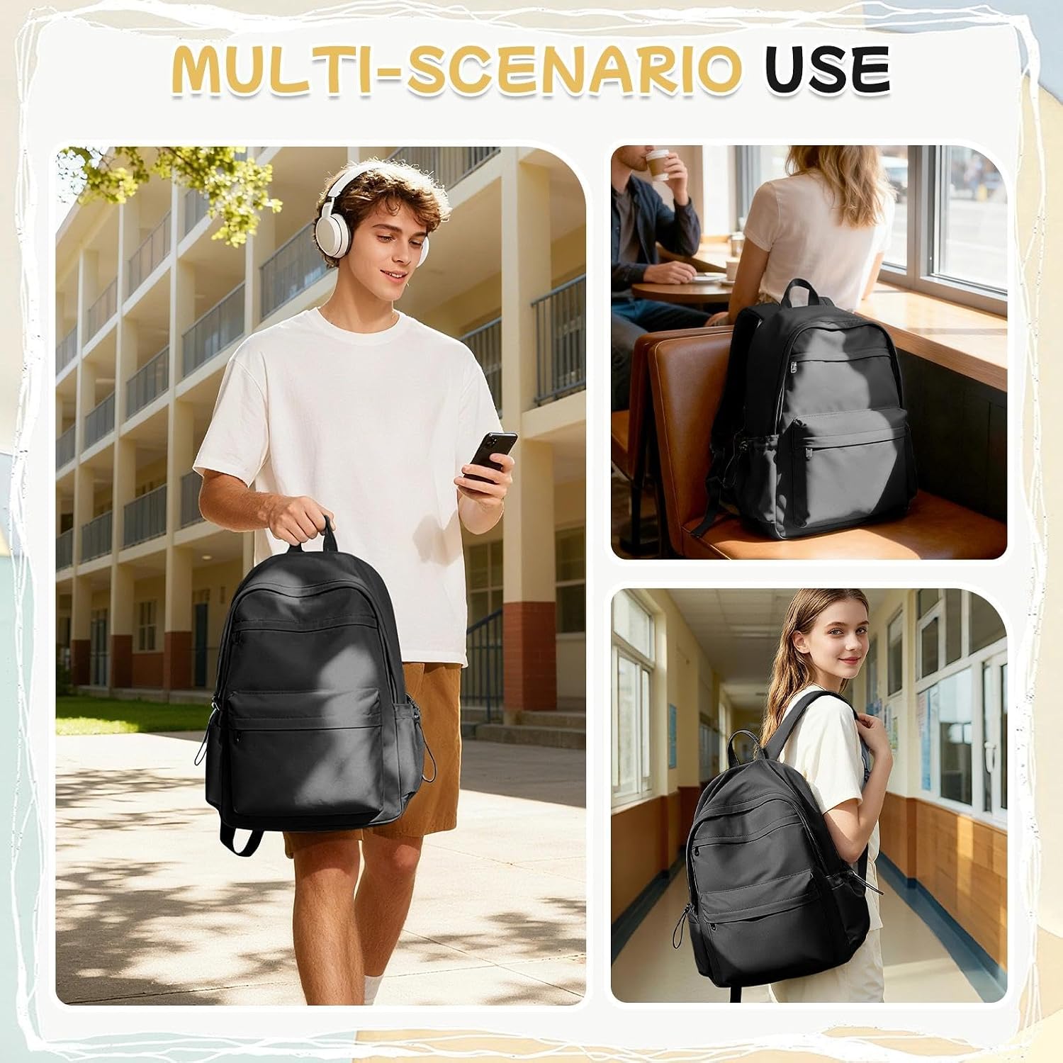 Thumbnail 4 de HYC00 HYC00 School Backpack 19 litre laptop rucksack