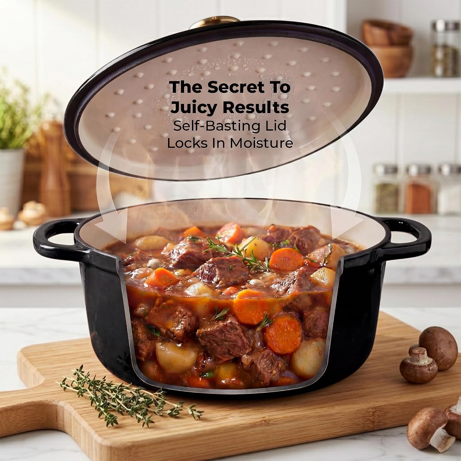 Thumbnail 3 de Zulay Kitchen Dutch Oven 6.4-Quart
