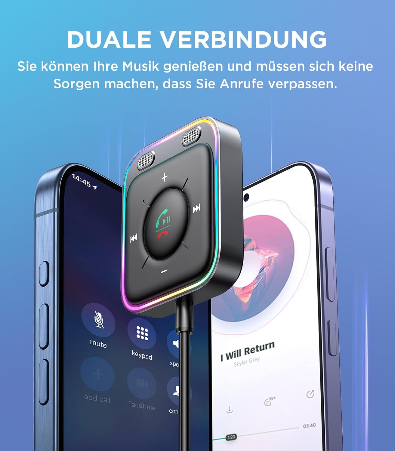 Thumbnail 6 de JOYROOM 2025 Aux Bluetooth Adapter Auto – Bluetooth 5.4