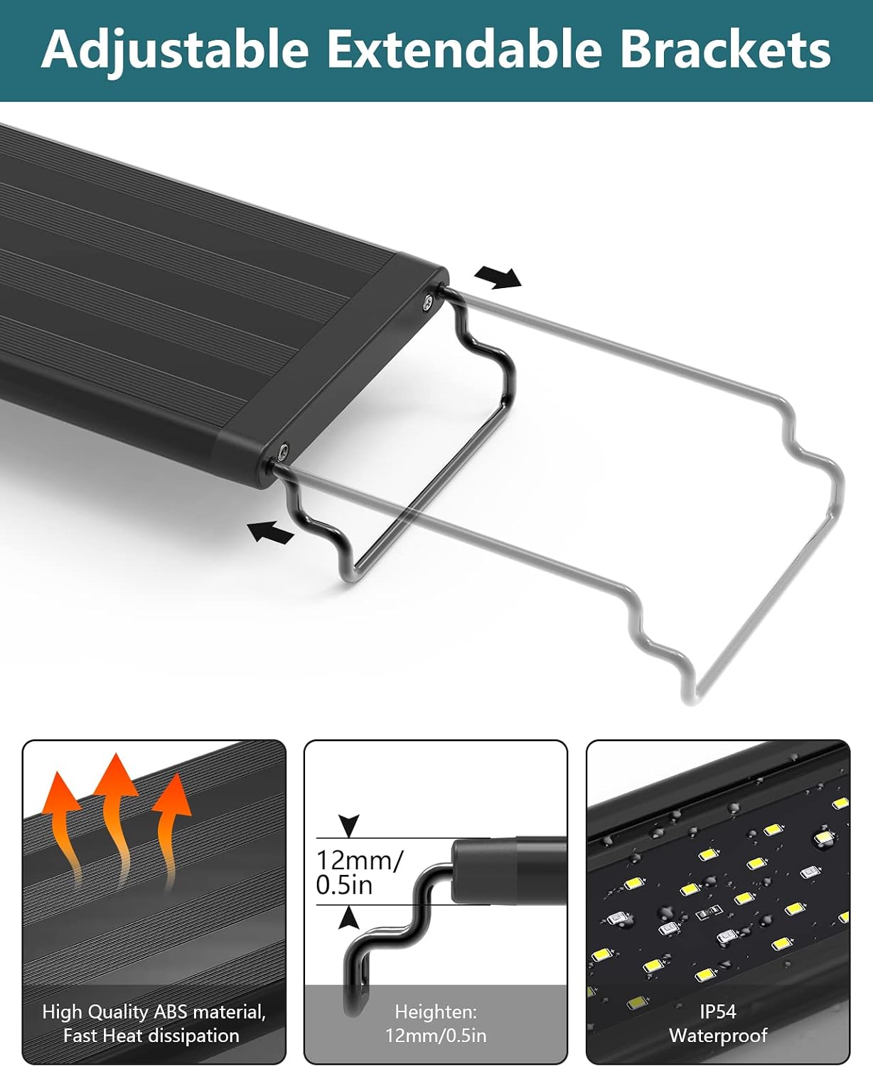 Detalle 1 de SEAOURA Aquarium LED Beleuchtung 10 W Vollspektrum