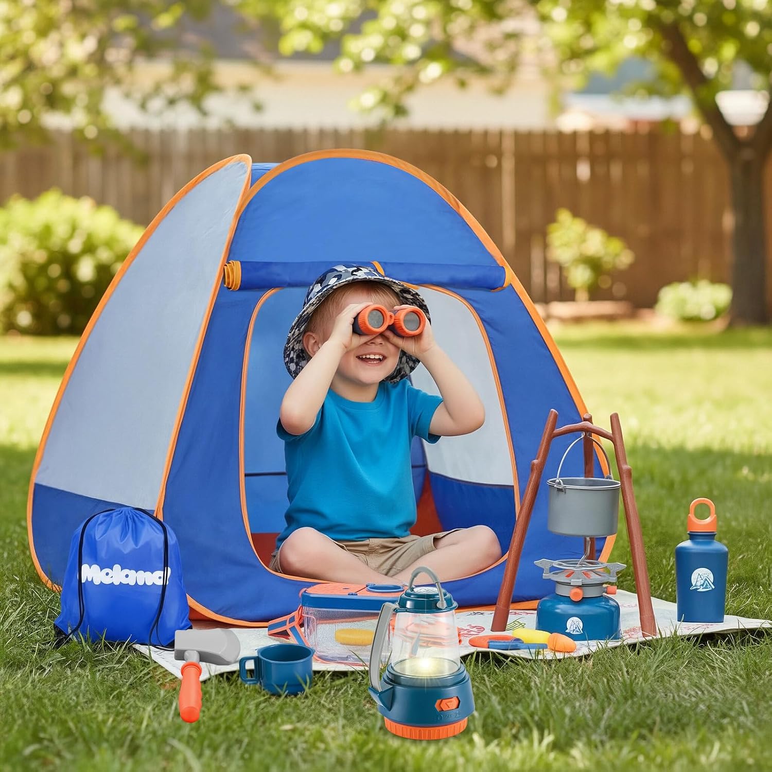 Detalle 2 de Meland Kids Camping Set with Tent 1-2 kids