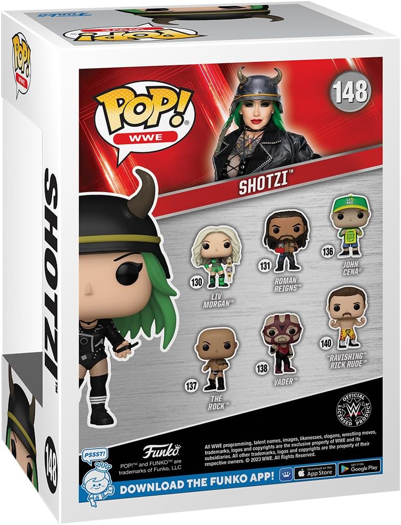 Detalle de Funko Pop! WWE 75102 Shotzi Blackheart Vinyl Collectible Figure