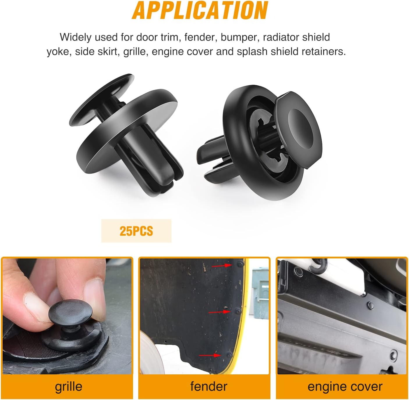 Thumbnail 6 de GOOACC Automotive Retainer Clip Kit, 83 Pieces