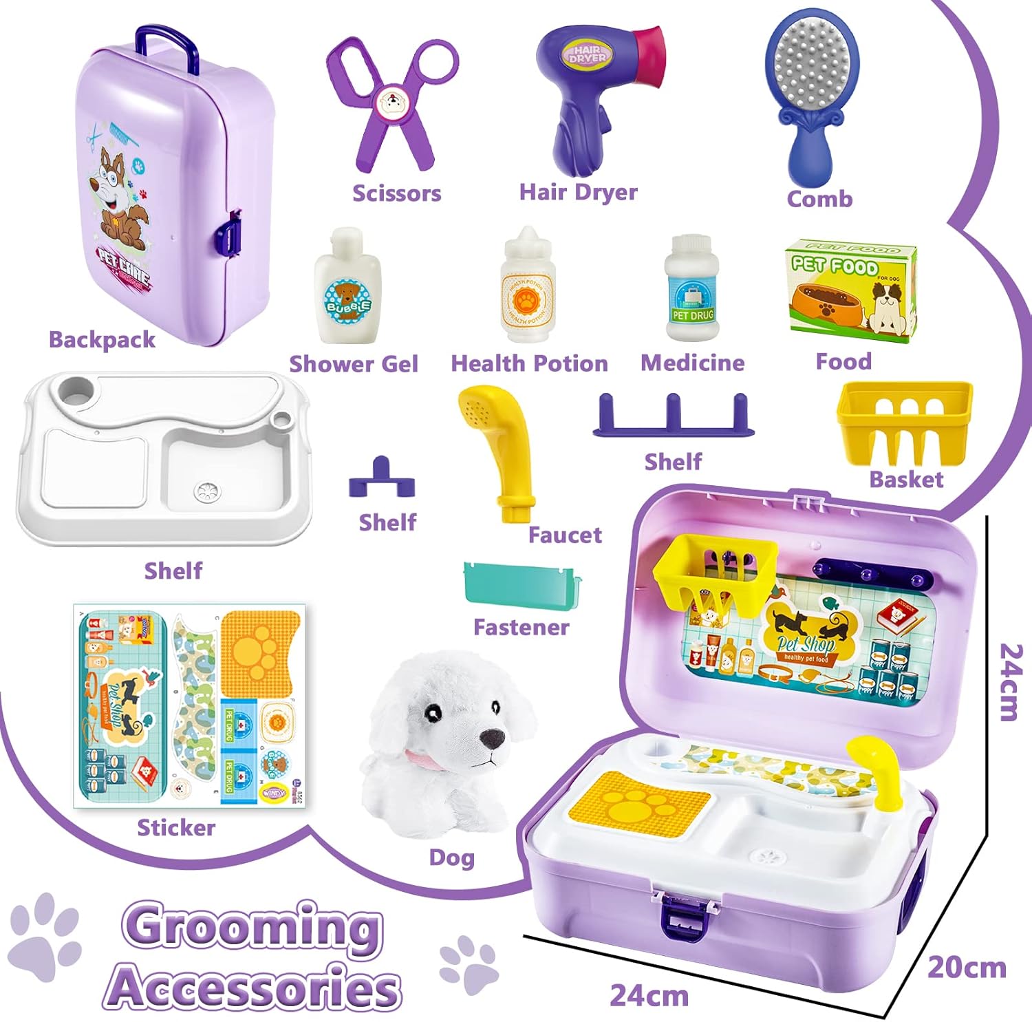 Thumbnail 4 de HERSITY Kids Vet Kit 16-piece set