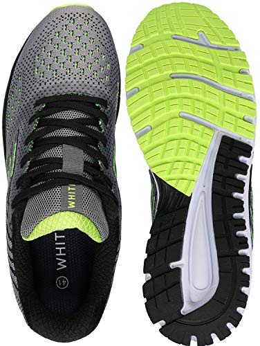 Detalle de WHITIN Laufschuhe Grau/Grün – Komfortabel, atmungsaktiv und vielseitig (Größe 42)