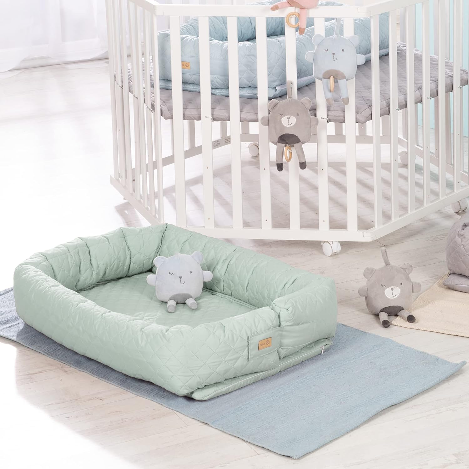 Thumbnail 6 de roba Babylounge roba Style – Réducteur de lit bébé, vert givré