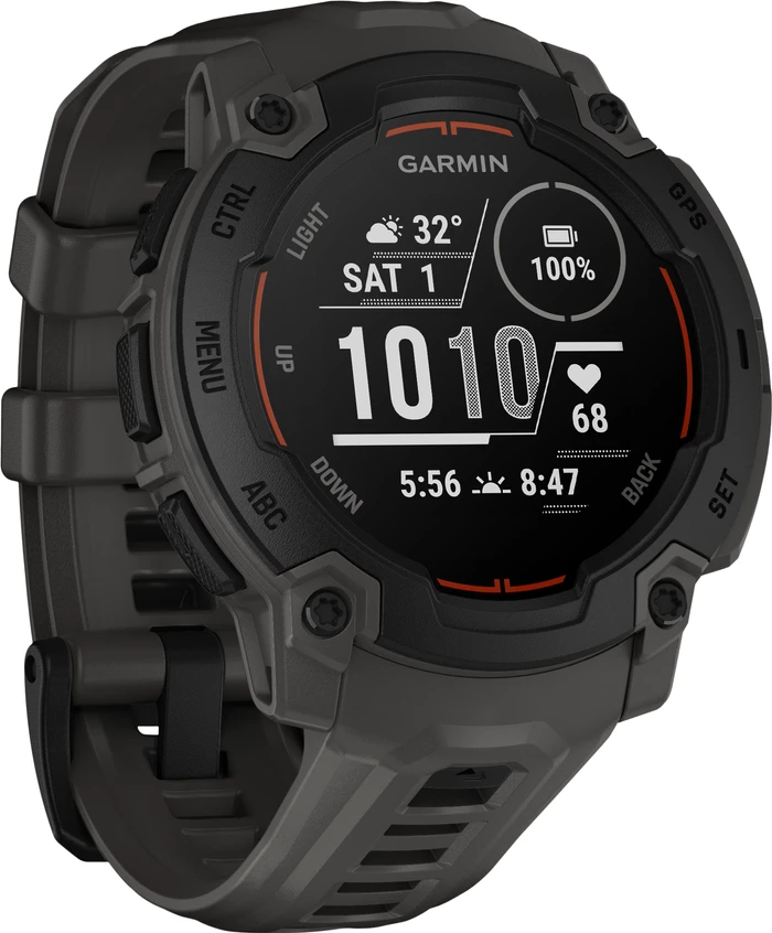 Detalle de Garmin Instinct E 45 mm Schwarz/Grau