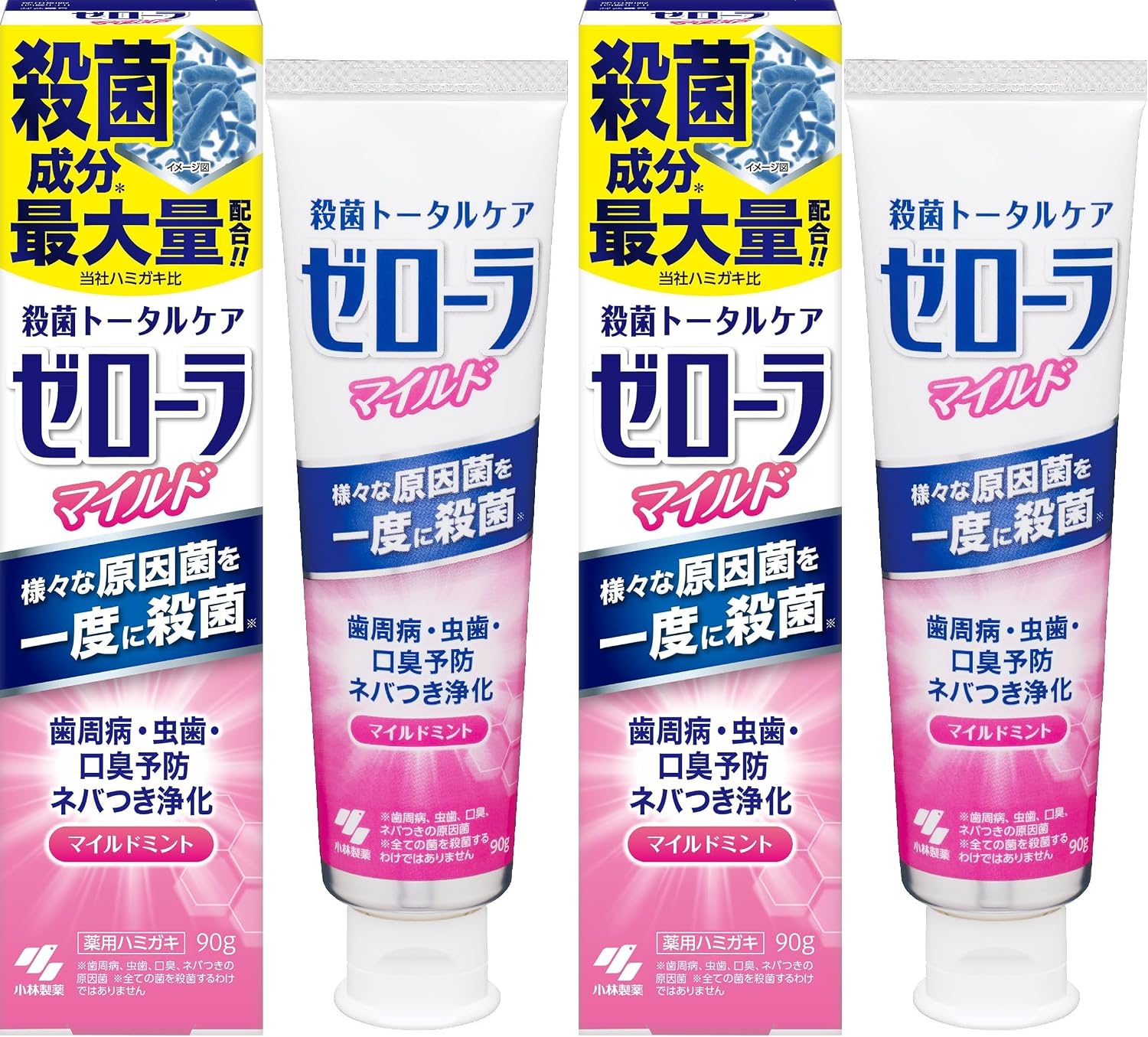 Thumbnail 6 de ゼローラ 薬用ハミガキ ストロングミント 90g×3個｜3種の殺菌成分配合