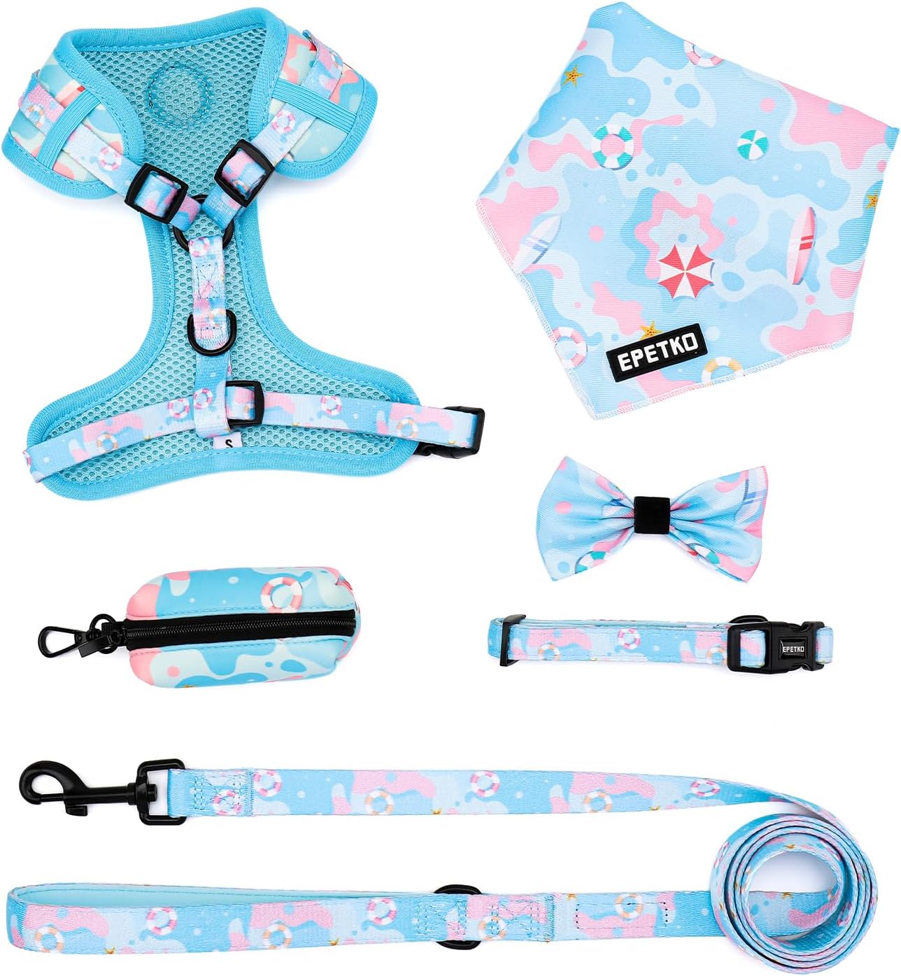Detalle 2 de Small Dog Harness and Leash Set of 6