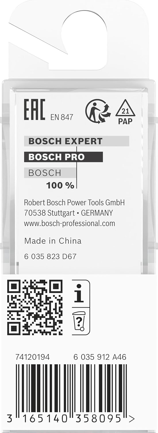 Detalle 2 de Bosch Professional Bündigfräser Standard for Wood, Ø 12,7 mm, Arbeitslänge 25,4 mm