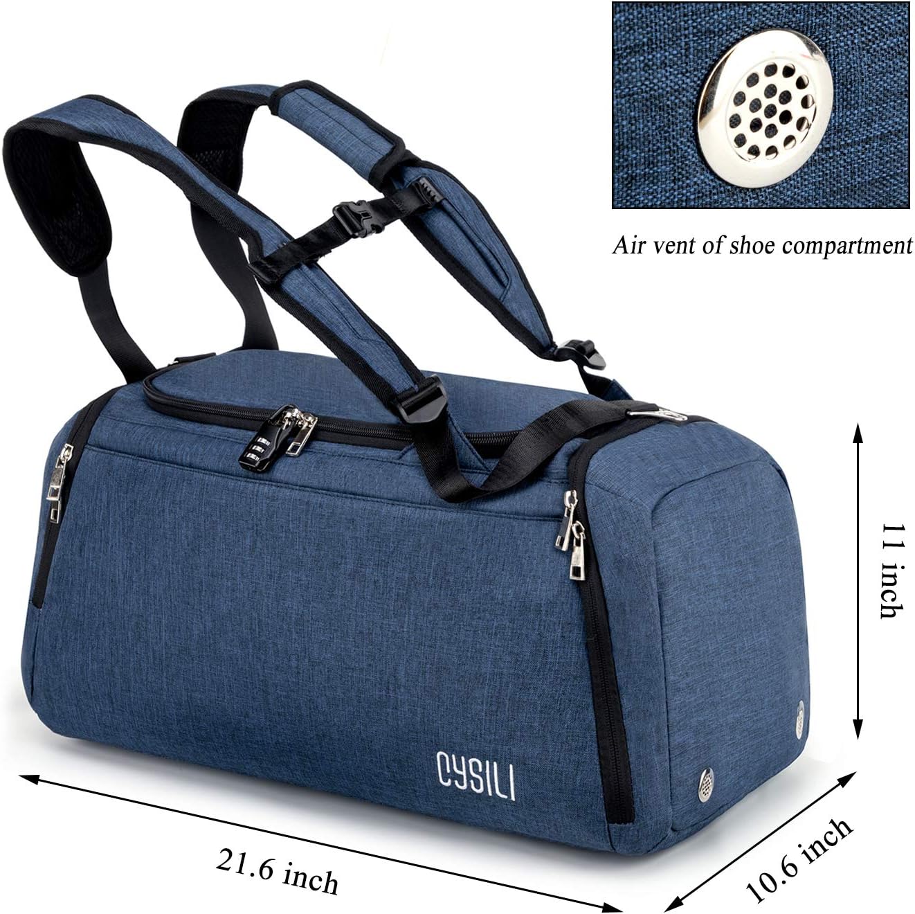 Thumbnail 4 de 42L Sports Duffle Bag with Wet Pocket